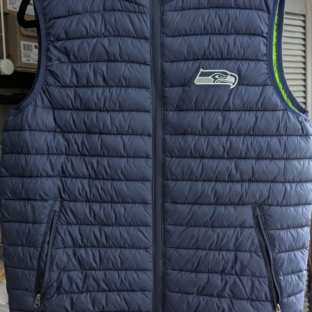 NFL Green Puffer Vest